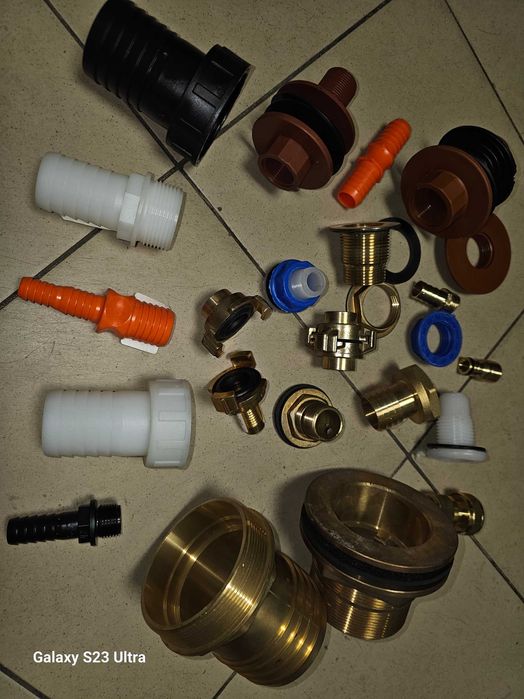 щуцери месингови и пластмасови до 4 цола