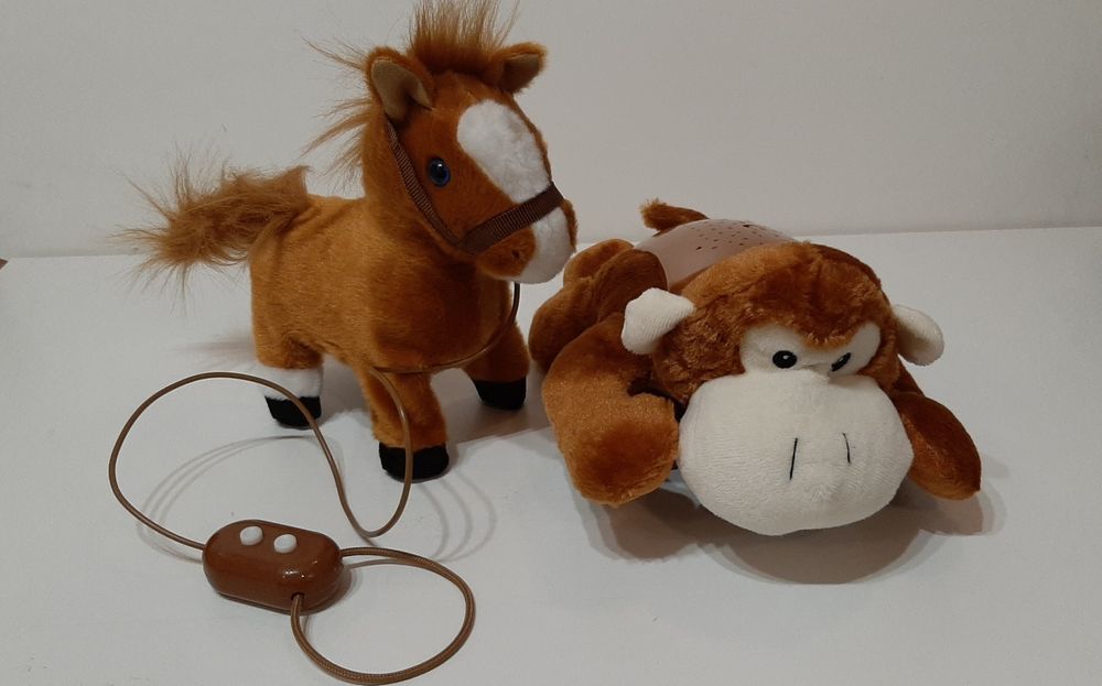 !!! Музикална плюшена  играчка+зайче-възглавничка+конче