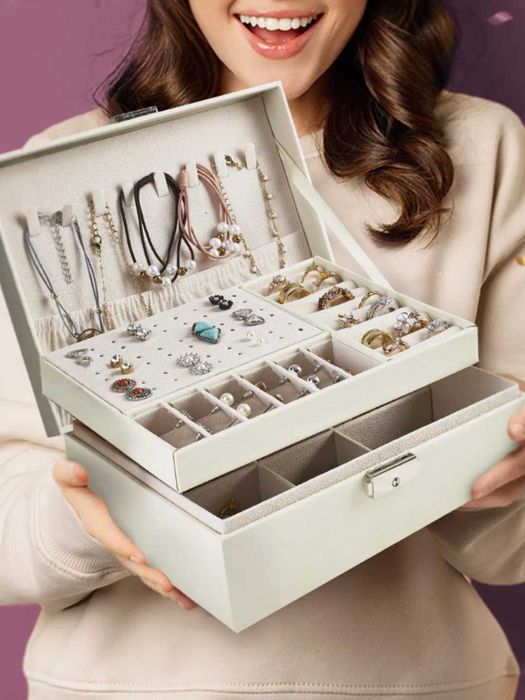 Шкатулка для украшение, Золота и Серебра - Органайзер