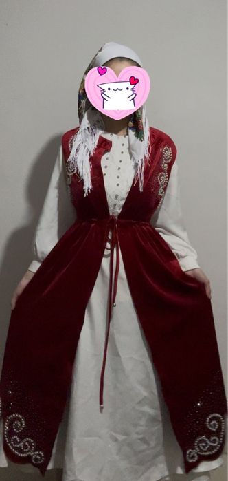 Этно платье с накидкой