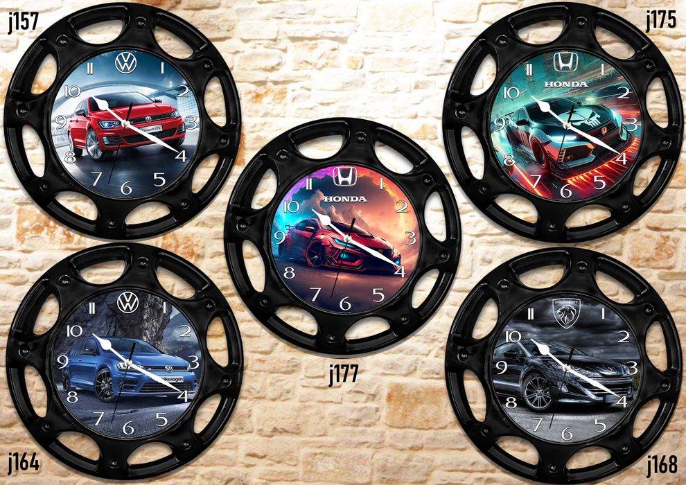 Стенни часовници-автомобилна джанта,възможност за к-кт с чаша