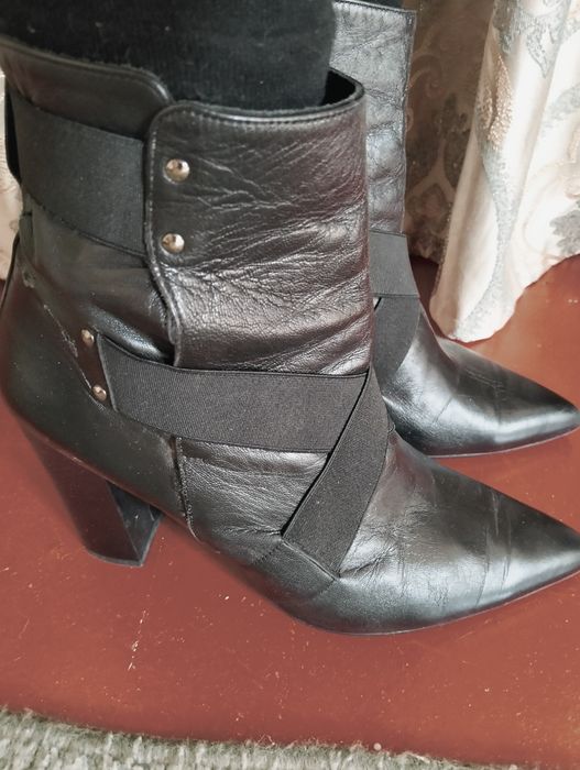 Сапоги кожанная 39 размера