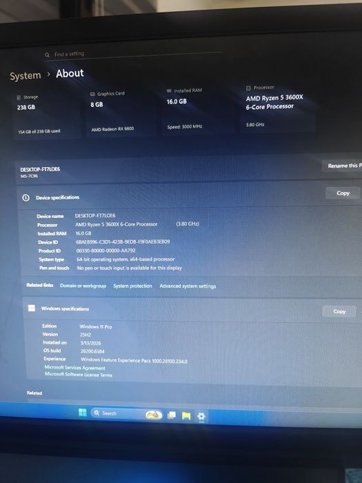 Procesor AMD Ryzen 5 3600X - Socket AM4