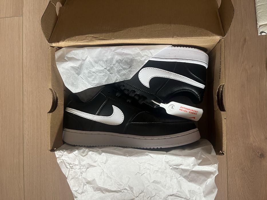 Nike, Спортни кожени обувки, маратонки Nike Court Vision Low