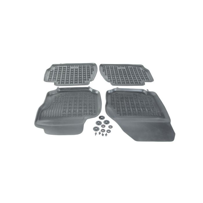 Set covorase auto din cauciuc Ford Mondeo 4 (BA7), 03.2007-02.2015, presuri tip tavita marca Rezaw Plast