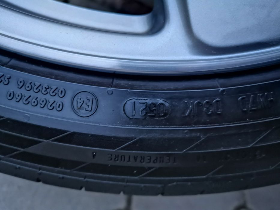 Jante aliaj originale Porsche Macan R21,anvelope Vara Continental 2021