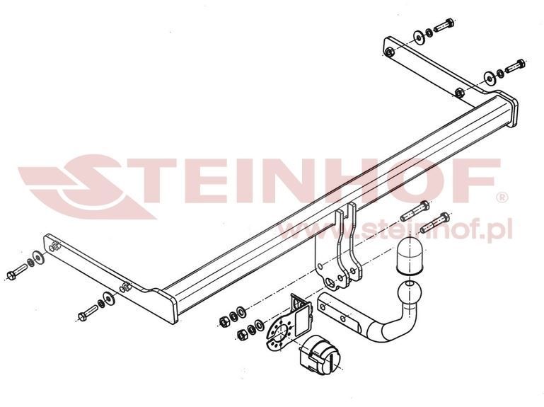 carlig remorcare skoda rapid 5 usi 2012 - ..