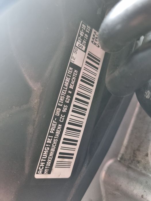 Двигател със скорости за Vw Pasat 1.4blueMotion 125ks 2016god