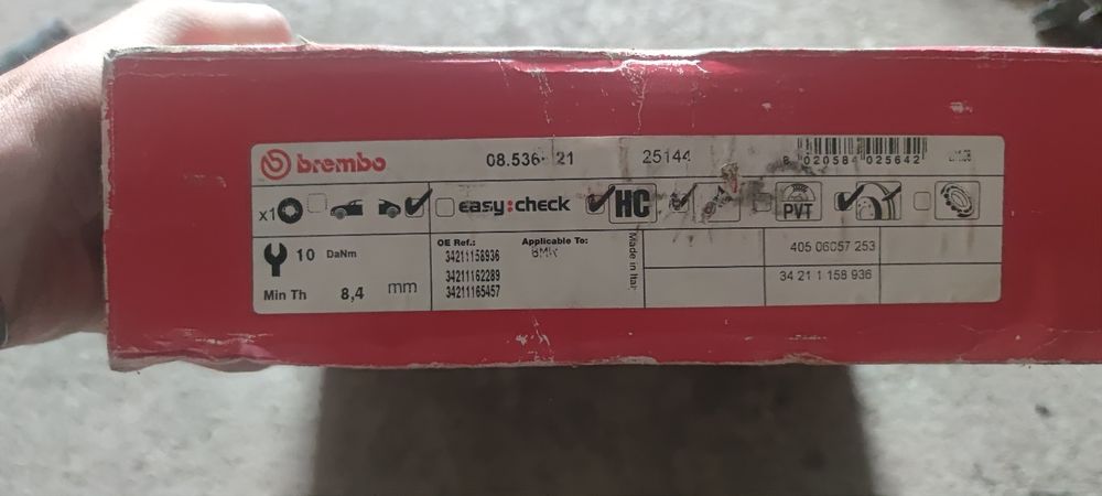 Задние тормозные диски BREMBO BMW e36