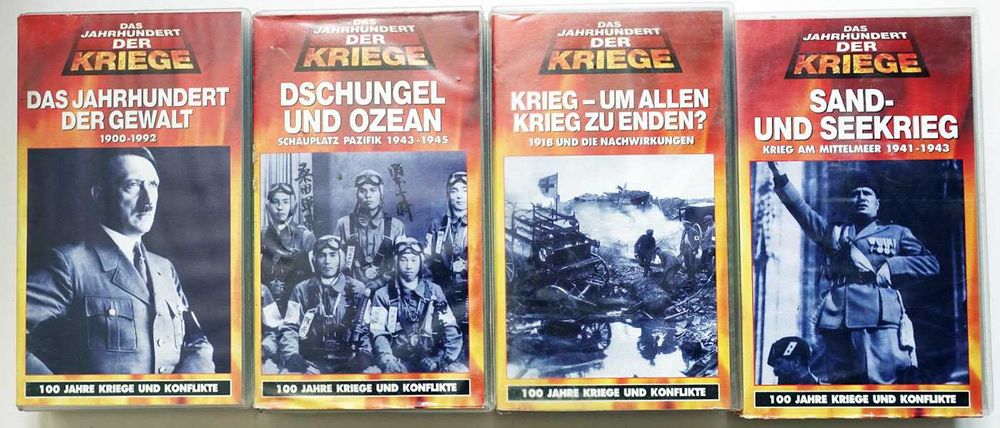 Пълна колекция VHS – DAS JAHRHUNDERT DER KRIEGE (100 Jahre Kriege und Konflikte)