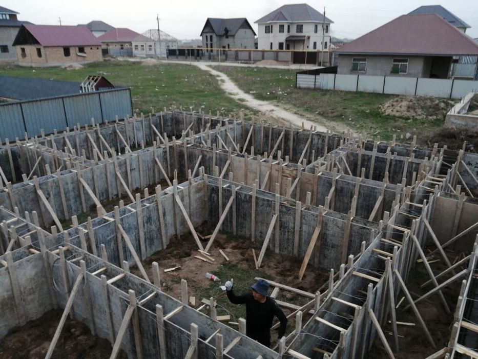 Заливка Заливка Куб Бетона Фундамента Бетонная Смесь Бетонирование