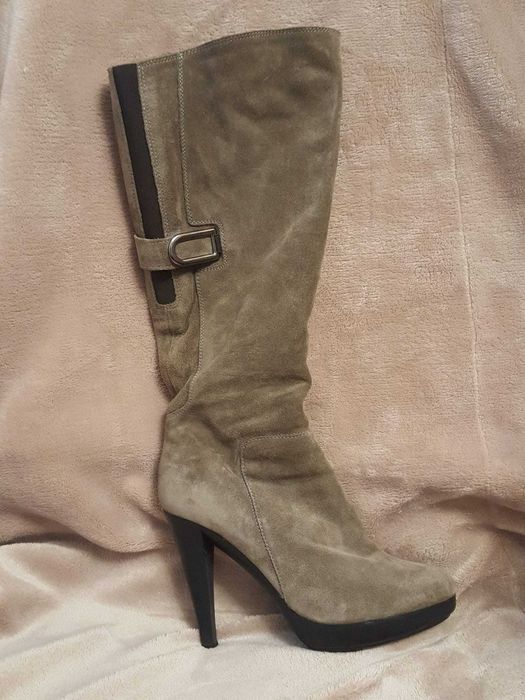 Cizme lungi RIZZOLI  din piele intoarsa, noi, marimea 39