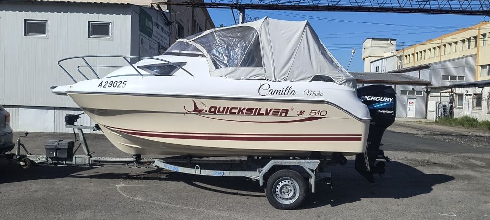 Barca Quicksilver 510, motor Mercury 90, peridoc Jsi VT 1000L, toate 2