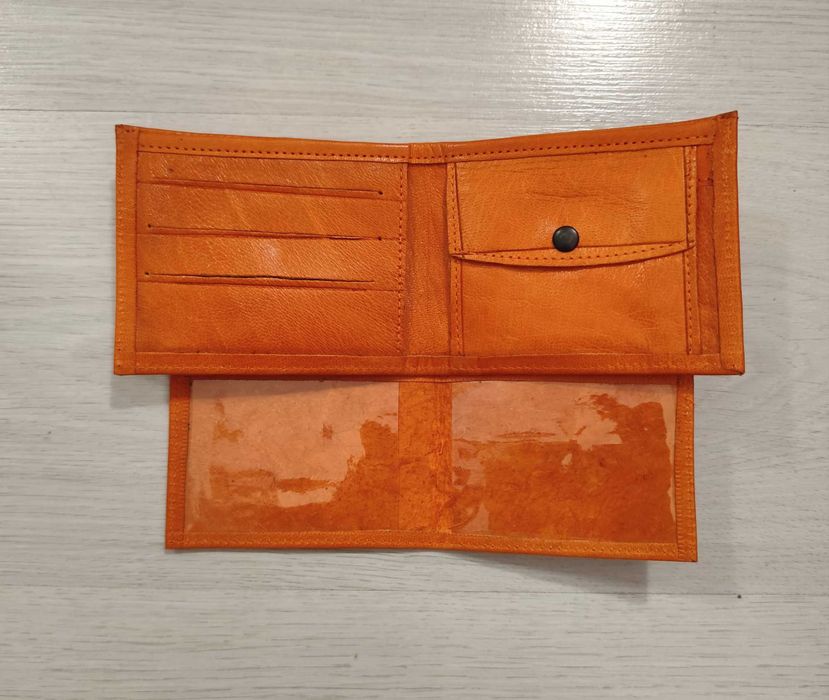 Промоция - 70%Най доброто Нов Портфейл истинска камилска кожа портмоне