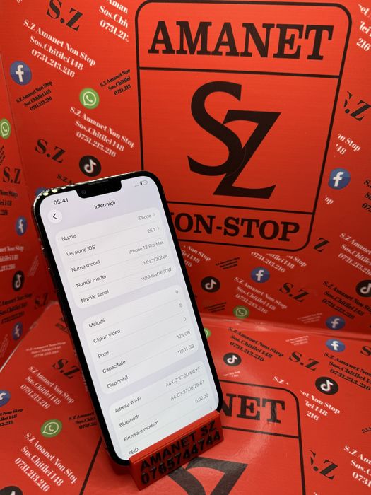 Iphone 13 Pro Max 83% Baterie Amanet SZ Non Stop