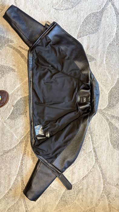 куртка кожаная ZARA