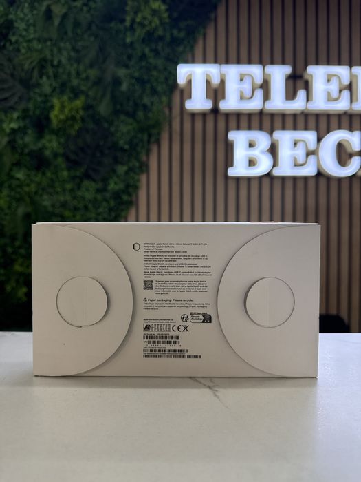 Apple Watch Ultra3 49 mm Natural Ti Bl/Brt Bl Ti S/M