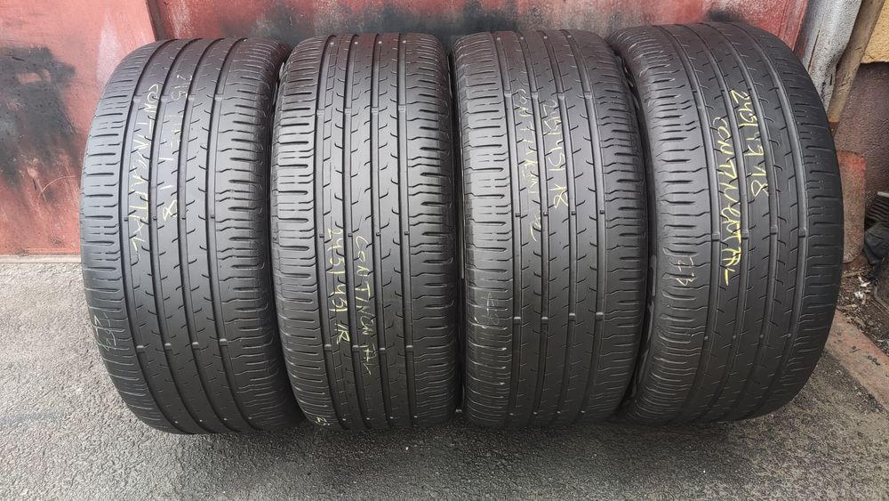 4бр. летни гуми 245/45/18 Continental Eco Contact 6 
dot22