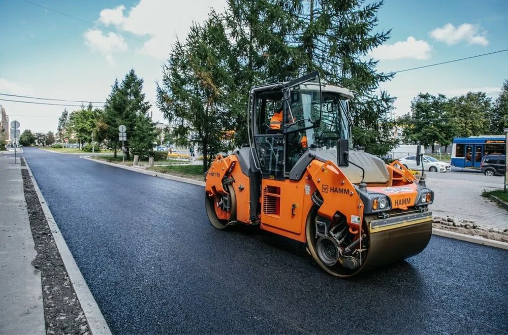 Асфальтирование, благоустройсво, дорожные работы, асфальт