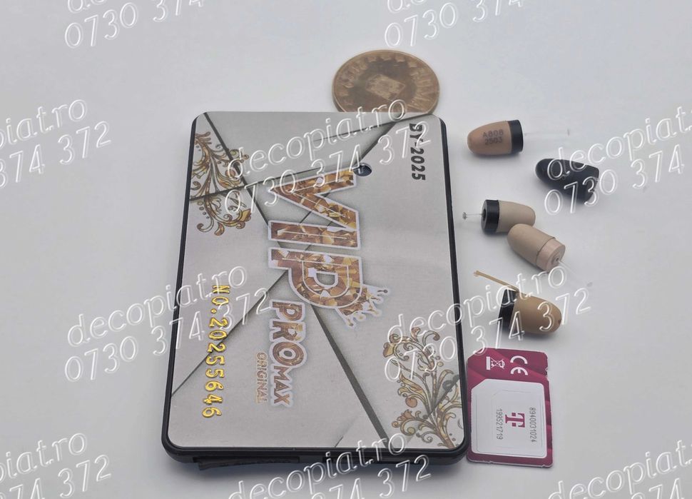 Card GSM + Casca de copiat model nou sistem nedetectabil
