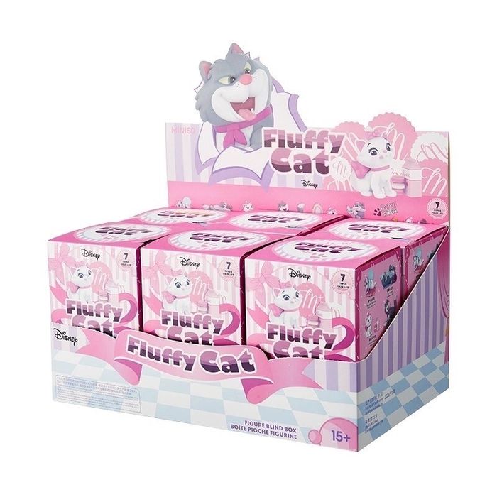 Котик miniso fluffy cat фигурка