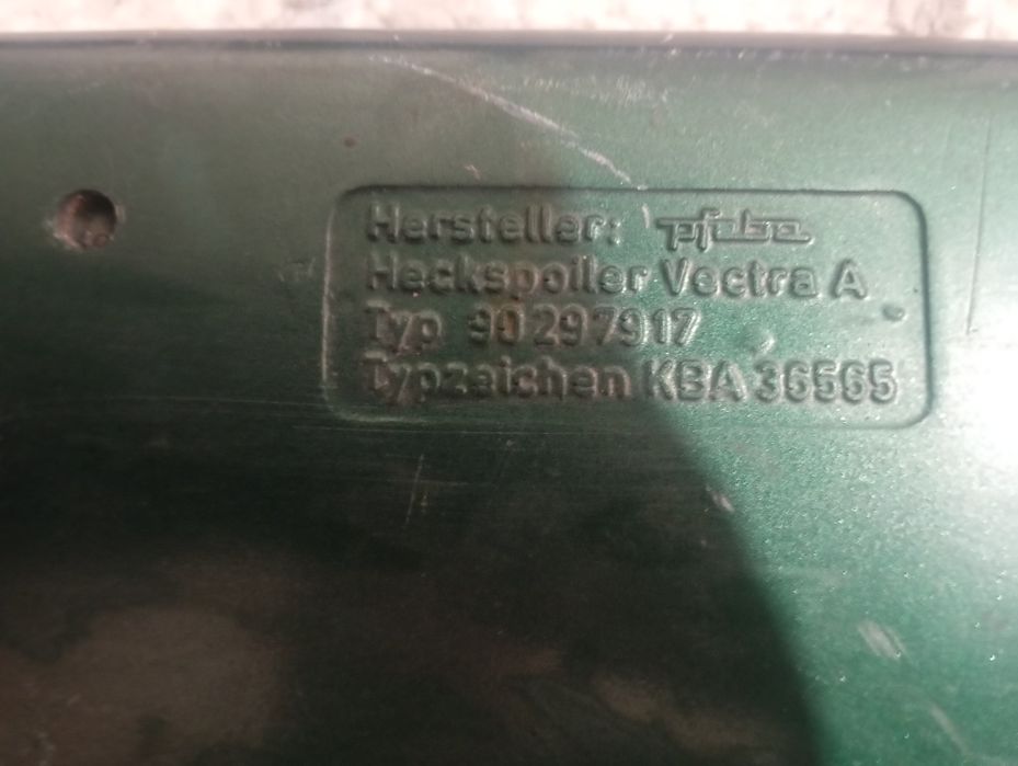 Споилер опель вектра и хомиак