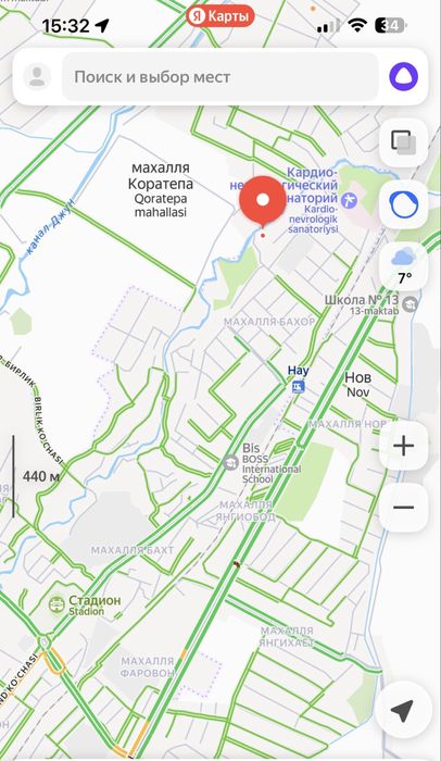 Yangiyol shax.2 sotix yer sotiladi dachniy qurishga yaxshi joy