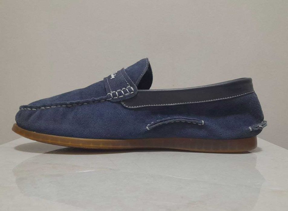 Valentino Rudy замшевые лоферы мокасины  / Made in Italy / 41,5 - 42р