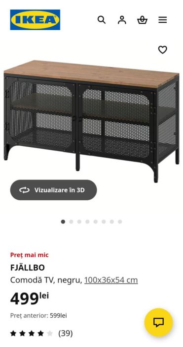 Comoda TV noua 100x36x54 cm