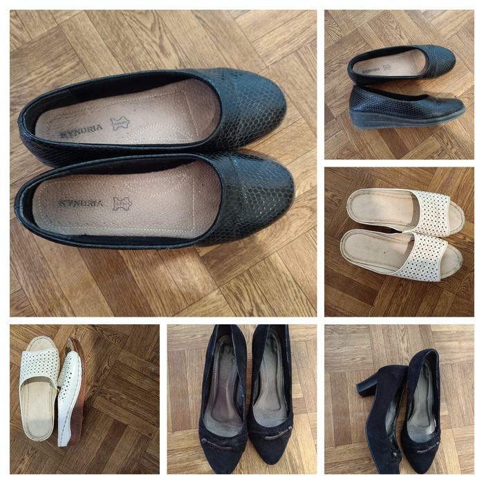 Отдам бесплатно обувь и верхнюю женскую одежду б/у