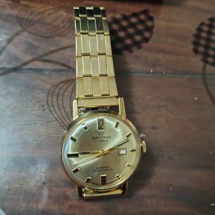 Швейцарски механичен часовник Santima от 1970 г.