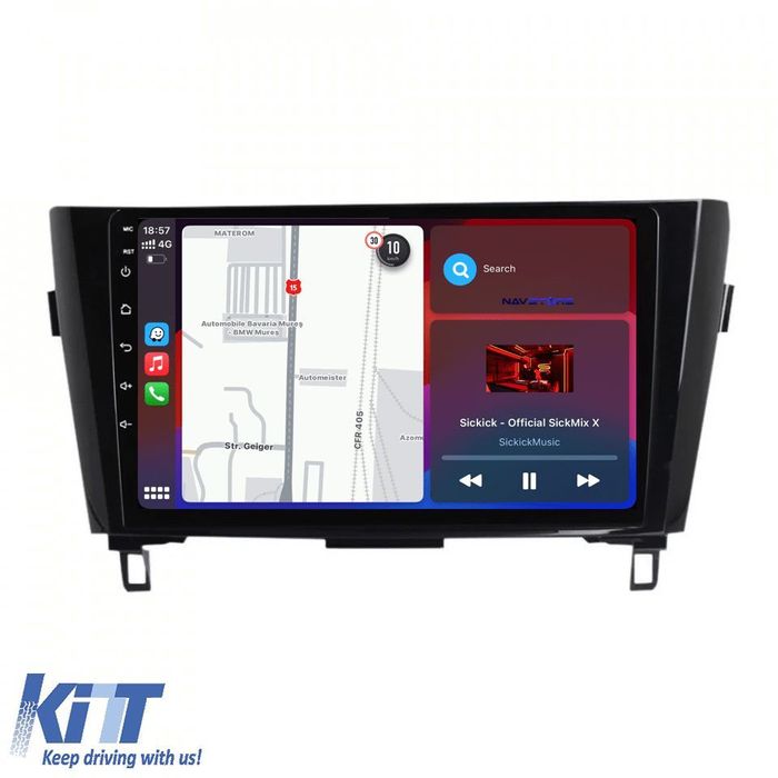 Navigatie Dedicata Nissan Qashqai J11, X Trail T32 (2013-2018), 10Inch