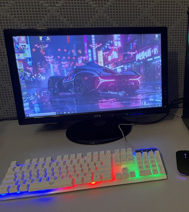 Пк i5-4460/RX 470 4Gb/12Гб/1Тб/SSD и монитор