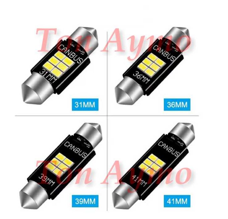 LED C5W  Крушки 31мм 36мм 39мм 41мм FESTOON CANBUS без грешки