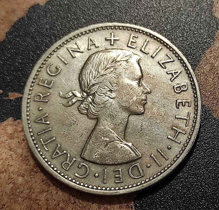 Монети Великобритания-7 бр.› Кралица Елизабет II(1955-1967)