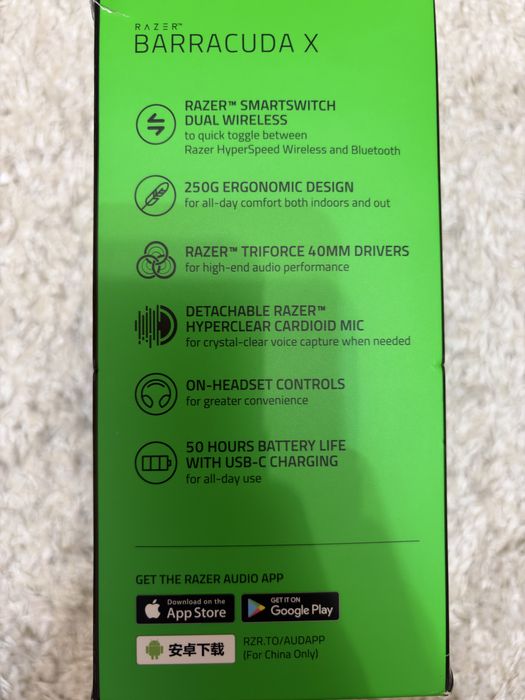 Casti Gaming Wireless Razer Barracuda X
