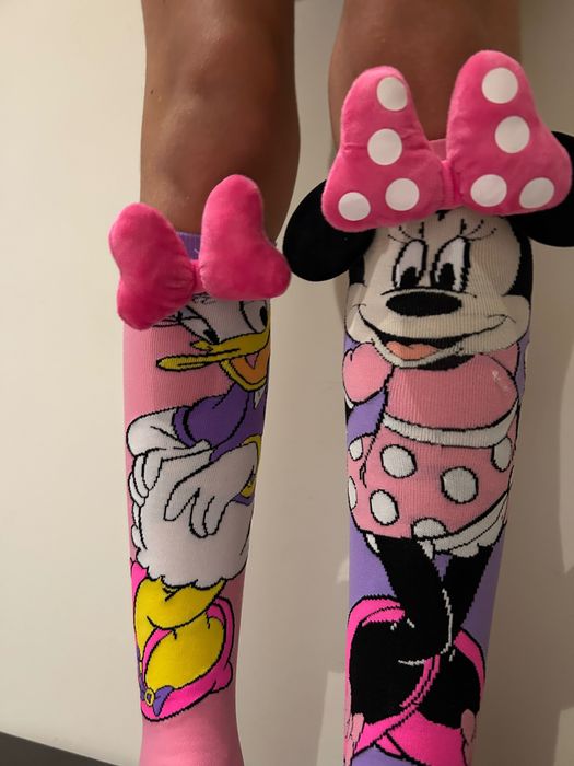 Детски чорапи Мини Маус и Дейзи с 3D ефект.