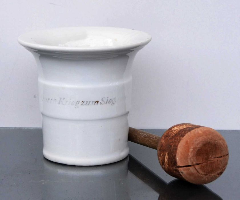 Mojar de propaganda Piua porțelan Mortar 1914- 1916 German WW1 Morser