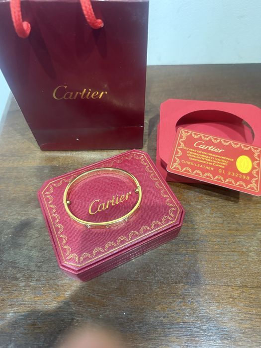 Cartier love гривна 17 размер
