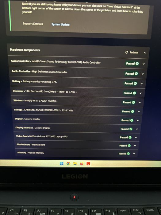 Vand laptop lenovo legion 5 17”