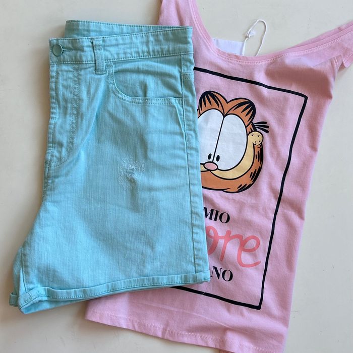 Летен сет къси панталонки Benetton & потник