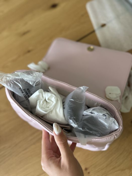 TWINSET чанта от естествена кожа