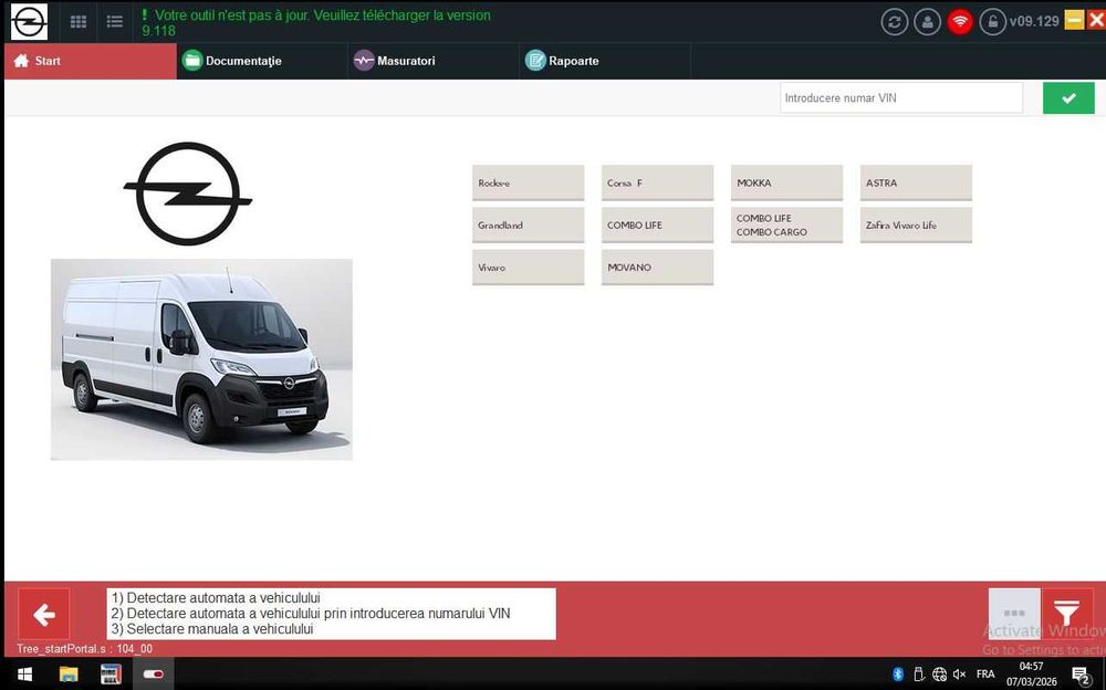 Tester auto dedicat Peugeot Citroen DS LEXIA DIAGBOX in Lb. Romana