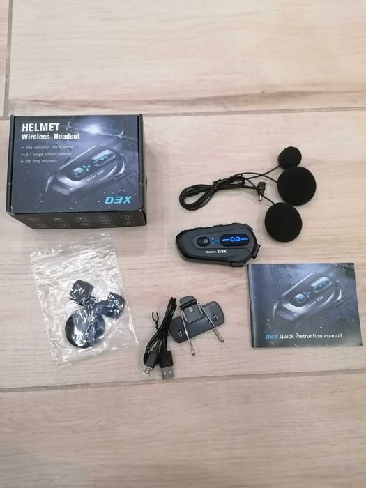 D3X Bluetooth интерком, разговори и музика