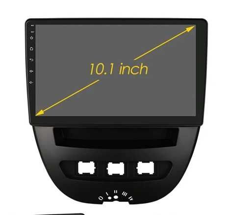 Мултимедия 10 за Toyota Aygo Citroen C1 Peugeot 107 Android 13 CARPLAY