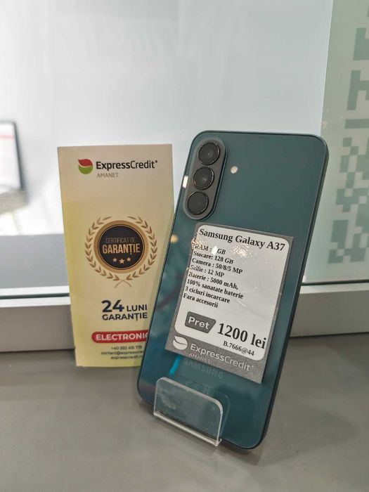Samsung Galaxy A37 5G 6/128Gb (Ag44 B7666) - Garantie 2 ani!