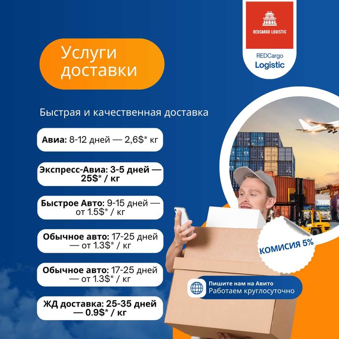 REDCargo Logistics Дистрибьютор поиск выкуп доставка товаров из Китая