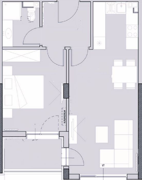 Продава се Двустаен апартамент в София, Малинова долина - 69 кв.м за 1957 €/кв.м - Снимка #1