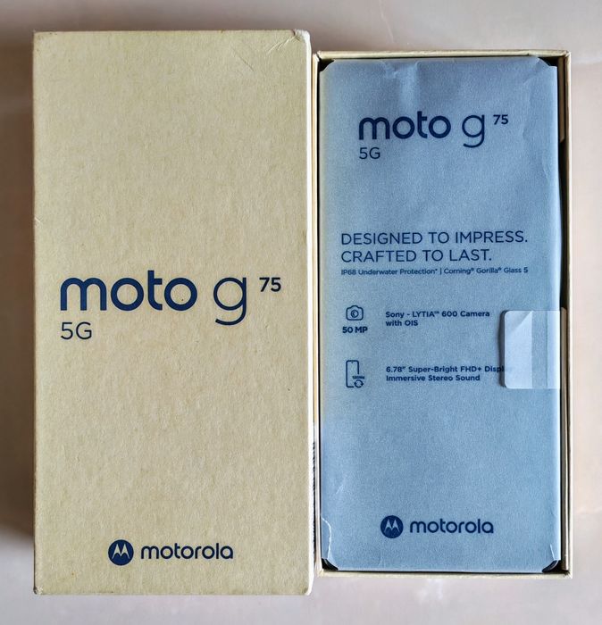MOTOROLA Moto G75 5G  Charcoal Grey 8/256 GB nou,fullbox!