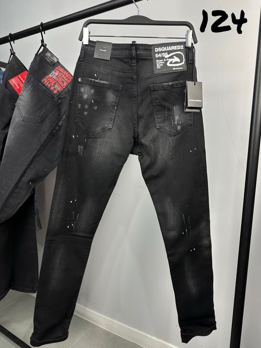 Dsquared мъжки черни  дънки 6 модела